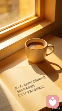 想太多，就是对自己的精神内耗。
没发生的事别预判，
已发生的事别反复折磨自己。
今天，只允许自己活在当下。配图