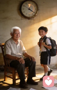 新的一天又开始了，人生就是这样，周而复始。岁月随着时间慢慢老去！