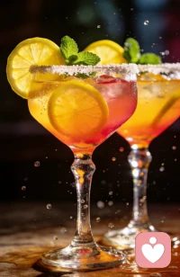 做彼此的“情绪调酒师”
 
结合调酒，这个话题超浪漫。
聊一聊：“你觉得哪种鸡尾酒，最像我们现在的相处状态？”
或者问：“下次你不开心不想说话的时候，希望我做什么？是像威士忌一样给你兜底，还是像气泡水陪你热闹一下？”
好的亲密关系是可以自由调比例的，有人需要被治愈，有人需要被点燃。这种默契，比一百句“我爱你”都管用。配图