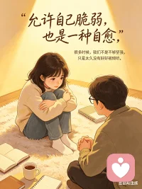 很多时候，我们不是不够坚强，只是太久没有好好被倾听。允许自己脆弱，也是一种自愈。