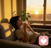 周五的傍晚，窝在沙发里，
捧一杯珍珠奶茶和夕阳碰个杯，
让晚风、落日和松弛感，都在杯里慢慢融化。
​今天的快乐，是奶茶给的，也是自己给的配图