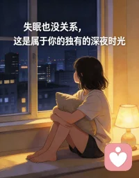 你看，窗外的高楼也在安静休息，
没有谁必须一直奔跑、一直完美。
加班的疲惫、分手的难过、父母的期待，
都先暂时留在今天吧！配图