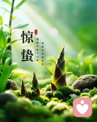 春雷始鸣，万物复苏。配图