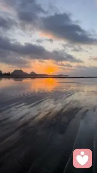 晨光漫过湿软的滩涂，把海面铺成流动的诗。不必追赶时间，也不必急着释怀，海浪会替你藏好所有疲惫。日出会温柔地告诉你，天亮了，就会有新的暖意漫上来。配图