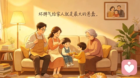 把坏脾气留给家人是最大的愚蠢
