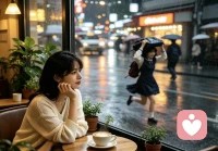 女人这一生，第一课是挣钱，第二课是打扮，终极课是无论风雨，都能让自己快乐。若有人撑伞，是幸运；若无，我自己就是屋檐。配图