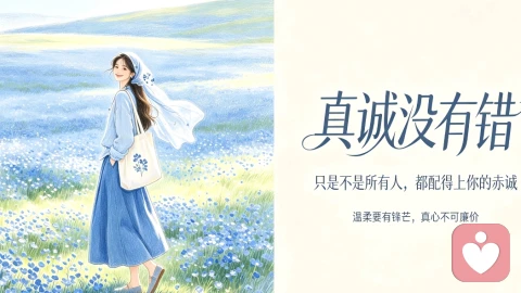 善良需带铠甲，真心择人而予