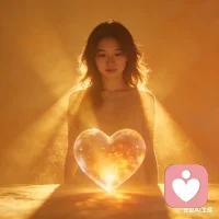 愿自己成为一束光，照亮你的心……