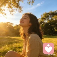 累了就停下来，我听你说。我们一起享受阳光配图