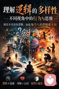 为什么有些行为“没逻辑”？其实是我们理解错了

你有没有遇到过，某人的行为让你觉得“这不合逻辑”？你看不懂，觉得他们做的事完全没有道理。其实，很多时候，并不是没有逻辑，而是他们的逻辑和我们的不一样

我们每个人的行为和思维模式都受到自己成长背景、情感需求、文化等因素的影响。不同的逻辑，导致了不同的决策。
一个简单的例子

想象一下，一个同事做出了看似冒险的决策，大家都觉得这完全不理性。但如果你知道他曾经有过创业经历，他可能在面对不确定性时，反而会觉得这是一种机会。他在他的认知框架中，冒险是有逻辑的，符合他自己的经验

逻辑并不是唯一的标准

当我们看到不符合我们理解的“逻辑”时，我们常常快速下结论，认为对方没有逻辑。但实际上，这只是我们忽视了对方的背景和情感。每个人的行为背后都有自己的一套逻辑，只是它和我们熟悉的标准不同

结论：理解不同的逻辑
不要轻易用“没有逻辑”来评价别人，试着站在他们的角度，了解他们背后的动机。你会发现，原来每个行为背后，都有它的内在逻辑，而这正是我们能更好地理解他人的关键配图