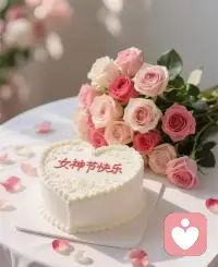 女神节快乐🌷
玫瑰予浪漫，甜意予生活
不被年龄定义，只做自在欢喜的自己❤️配图