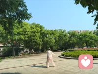 我的晨练好友们都过着心灵的生活！配图
