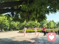 我的晨练好友们都过着心灵的生活！配图