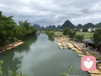 桂林山水甲天下，阳朔山水甲桂林。神游阳朔过着心灵生活！配图