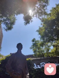 师兄，我来看您了。
昨夜打坐入定，耳畔皆是《送别》曲调，在故居里一遍遍吟唱，从入夜到天明。
虽未遁入空门，身在红尘俗世，却始终恪守律宗法度，追慕你的风骨。
心怀家国，入世修行。肩上有儿女要守护，心中有信仰不偏移。
即将启程返回内蒙，往后漫漫人生路，定会将这份精神坚守、传承下去。配图