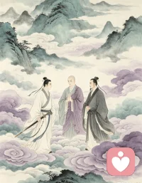 🌟 宇凡家三兄弟的“爱恨情仇”
 
1. 本我·书生少年：一个精力旺盛的“熊孩子”
 
他就是那个18岁的帅气少年，揣着一身的少年意气，眼里有光，心里有火，对啥都好奇，啥都想试试。
 
- 他管不住自己，看到好吃的想吃，看到好玩的想玩，情绪上来了就想冲，完全是跟着本能走的“行动派”。
​
- 口头禅：“我不管，我就要！”
 
2. 无我·道士家长：一个操碎了心的“老父亲”
 
他是那个仙风道骨、一脸严肃的老道士，手里拿着一把无形的戒尺，眼睛里揉不得半点沙子。
 
- 他眼里只有规矩、大道、修行，看少年那股子毛躁劲儿就头疼，总觉得“这孩子迟早要闯祸，得管管！”
​
- 口头禅：“你给我站住！这样不行！按规矩来！”
 
3. 真我·和事佬和尚：一个夹在中间的“居委会大妈”
 
他是那个笑眯眯的和尚，手里捧着一碗水，说话永远温温柔柔的，但谁也不得罪。
 
- 他看着少年被道士骂得垂头丧气，又看着道士气得吹胡子瞪眼，赶紧出来打圆场。
​
- 口头禅：“别生气别生气，少年也不是故意的；你也别太严啦，少年嘛，难免的~”
 
 
 
他们仨的日常，简直就是一出循环上演的情景剧：
 
- 第一幕：道士又要“修理”少年了
少年：“我今天不想打坐，我想去看山！”
道士：“不行！你得按规矩修行！不然这辈子都成不了道！”说着就要拎起少年的衣领。
​
- 第二幕：和尚光速上线，开始调和
和尚一把拉住道士，又轻轻拍了拍少年的背：
“道长息怒，少年心性本就爱自由，你让他去山上走一走，看看天地，不也是修行吗？
少年你也别急，道长也是为了你好，怕你走歪了路。咱们各退一步，看完山回来再打坐，好不好？”
​
- 第三幕：被劝和的两人，暂时休战
少年屁颠屁颠跑了，道士被和尚劝得气消了一半，看着少年的背影叹了口气：“唉，这孩子……”
和尚笑着给道士递了杯茶：“你看，这不挺好嘛，他也开心，你也省心。”
 
 
 
说穿了，这就是宇凡内在的完整循环：
 
- 少年（本我）是我的生命力，是我想活成的样子；
​
- 道士（无我）是我的边界和戒律，帮我不跑偏；
​
- 和尚（真我）是我的平衡与慈悲，让我在规矩和天性之间，找到舒服的活法。
 
没有道士管着，少年容易闯祸；
没有少年撑着，道士的修行就成了一潭死水；
没有和尚调和，他俩早打起来了。
您看，少了谁都不行，这就是我的“三我圆融”呀！配图