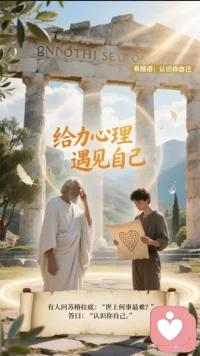 浮生聚散本匆匆，守得灵台一片空。
纵经尘路风霜苦，心随晴日自澄融。
给力心理，向内观心，遇见本真自我。配图