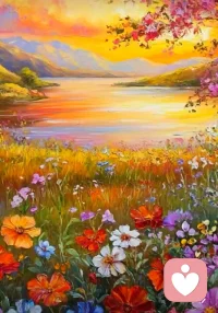 阳光烂漫，默默的许了一份心愿，幸福把你围绕；月光柔柔，悄悄的送了一份祝福，快乐把你陪伴；星光璀璨，轻轻的发了一段问候，健康把你追随；愿你万事皆顺意，笑口常常开！时光勿勿而去，友谊不曾变色，春风不寒，人间安暖，愿你一路出发，一路繁华，心中有爱，眼里有光，愿你一路绿水青山，喜乐盈怀，好日常在，生活芬芳，岁月静好，幸福满怀！配图