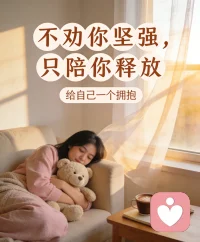 不劝你坚强，只陪你释放。