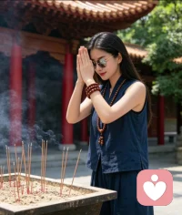 一早静心祈福，祈愿身心平和，家人安康。
放下浮躁，接纳日常，愿往后少些情绪，内耗多一份从容笃定