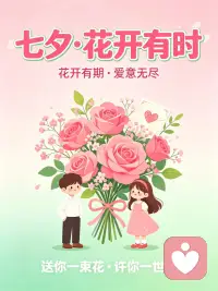 七夕节，祝有情人终成眷属
