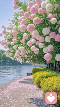 疏懒意何长，
春风花草香。配图