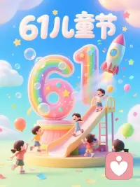 童真无限，六一快乐🙂
​㊗️大朋友小朋友们：
​童心未泯岁常安，
笑语盈盈六月天。
大友小朋同烂漫，
一生明媚一生欢。
​配图