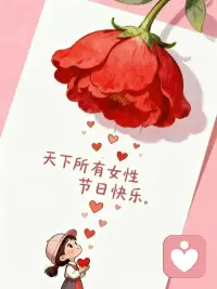 2026.3.8:不喧哗 自有光，不紧绷 更有力量，妇女节快乐！配图