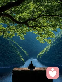 我们总在追赶，却忘了停下。
 
不必去远方，只需找一处安静，与自己好好相处。
 
让风带走焦虑，让水抚平浮躁。
 
在一呼一吸间，与世界和解，也与自己和解。
 
原来，治愈从来不在别处，而在每一个接纳当下的瞬间。