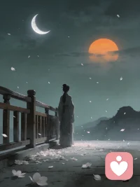 终日惶惶，看尽镰月残阳，
花落情伤，心无可寄，何止悲凉。
所幸风归人至，尘嚣皆忘，
从此心有归处，岁岁安常。配图