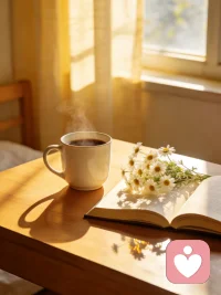 一段温柔又有力量的，每天早上醒来轻声念几遍，慢慢心就定了： 从今天起，我不再等谁救赎，也不再抓着谁不放。
我值得被好好对待，值得被稳稳接住，值得安稳、踏实、不折腾的爱。
难过时我自己安抚，脆弱时我自己撑住，我先把自己照顾好。不慌不忙，不卑不亢，好好生活，慢慢发光。
那个真心疼我、护我一辈子的人，一定会顺着光找到我。 
你本身就很好，慢慢活，你值得一切安稳。配图