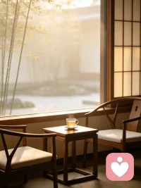 缘分如茶，浅尝即止方得回甘。
不再强求谁留在身边，备好两把空椅，静静等同频的人。
保有敢爱的真心，拥有随时自愈的底气，接纳爱里所有起伏得失。
聚散自有天意，每一段相遇都有意义，红尘一趟，尽兴即是圆满。