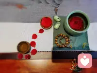 在这无常的世界，保持内心的平静与安宁！
才有可能发现生活中的点滴惊喜与小确幸！
今晚茶席～从“”落花三朵”被捡开始……配图