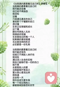 《当我真的愿意看见自己时》莎提亚配图