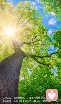 用积极之光填满你的人生吧！配图