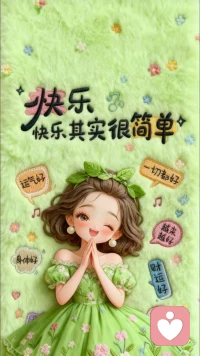 “慢慢自愈，慢慢沉淀，不慌不忙，
做自己的光，
守好内心的温柔与平静，
去爱我们不确定的生活…”配图