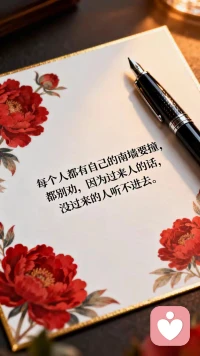 人一般会长大三次：
第一次：你不再是世界中心。
第二次：有些事再努力也无能为力。
第三次：明知可能无能为力，还是会争取。配图