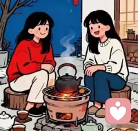 一个人喝茶，是独处。
两个人喝茶，是同频。
难得的，不是茶，是能坐在一起喝茶的人。
话不必多，你添水，我品茗。
沉默，也不尴尬。
世间最好的默契，是茶在，
懂的人也在。
这一杯，敬知己，敬相逢。配图