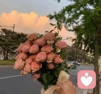 心守一抹暖阳，
静待一树花开。配图
