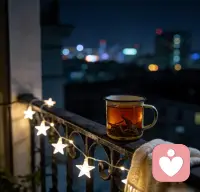 晚安前，留一点温柔给自己。配图