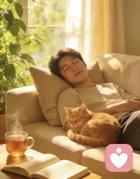 情绪会来，也会走，不必抓住不放。配图