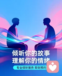 累了、委屈了、迷茫了、撑不住了
都可以慢慢说给我听
这里是安全、温暖、私密的情绪树洞
专业倾听，温柔陪伴
把心事放下，把轻松还给你