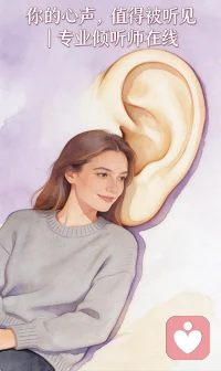 在这个快节奏的时代，
‘倾听’反而成了一种奢侈品。
我不是心理医生，不能给你开药，
但我是倾听师，我能给你——
全神贯注的陪伴。配图