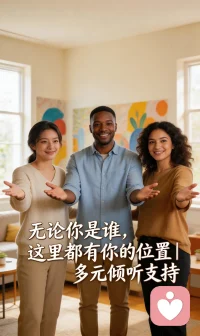 很多人不敢倾诉
是怕被嘲笑、被否定、被说教
在这里，你完全可以放心
我是专业倾听师
严格保密，温柔陪伴
你说的每一句话
都只会被认真听见，不会被外传
给自己一次被倾听的机会。配图