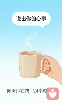 很多痛苦，不是因为事情太大，
而是因为没人听你说。
在这里，你可以放心讲，我认真听