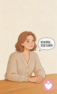 你有多久，没有好好倾诉一次了？
压抑的情绪只会慢慢消耗自己
专业倾听师在线陪伴
私密保密｜耐心倾听｜情绪疏导
有心事、有烦恼，随时找我聊聊！配图