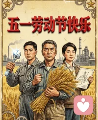 每一份辛苦都值得被尊重，每一次努力都闪闪发光，劳动节快乐！配图
