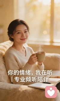不用假装坚强，尽情向我倾诉
​
接纳所有情绪，温柔陪伴每一段心事配图