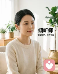你有心事，我有耳朵
温柔倾听，默默陪伴
做你随时可以停靠的心灵港湾