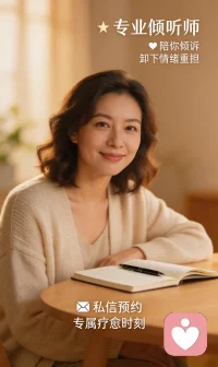 夜色温柔，心事滚烫。
白天扮演大人，夜晚只想被倾听。
我在，等你说尽所有心事。